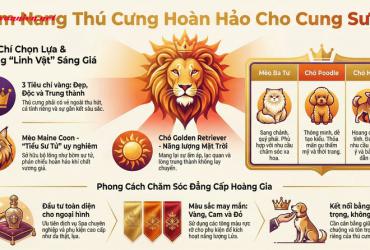 Thú cưng của cung Sư Tử: Chọn bạn đồng hành xứng tầm khí chất vương giả