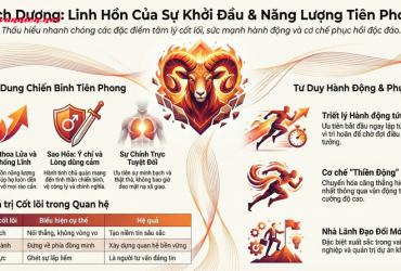 Giải mã tính cách cung Bạch Dương: Ngọn lửa tiên phong và hệ giá trị chính trực