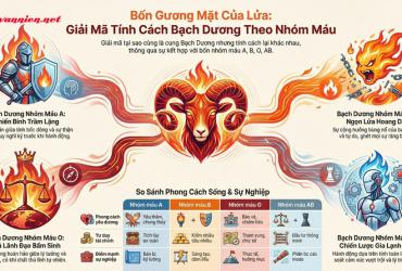 Tính cách Bạch Dương qua 4 nhóm máu: Khi Lửa chiến binh gặp gỡ sự đa dạng sinh học