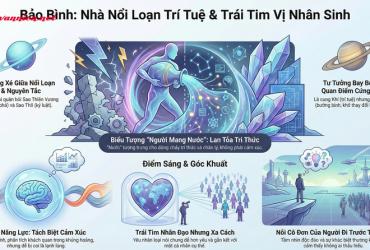 Giải mã Tính cách cung Bảo Bình: Nhà cải cách độc bản với trái tim nhân đạo