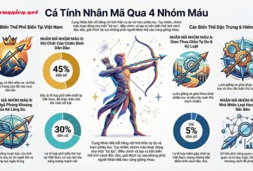 Giải mã tính cách Cung Nhân Mã qua lăng kính bốn nhóm máu