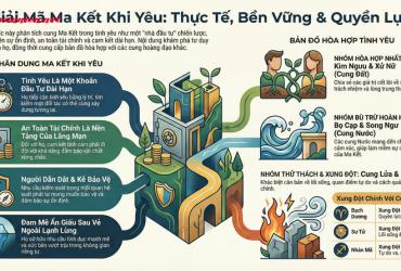 Tình yêu Cung Ma Kết: Tâm lý thực tế và Bản đồ hòa hợp