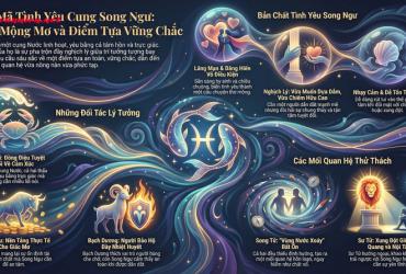 Giải mã tình yêu cung Song Ngư: Từ lãng mạn mộng mơ đến khao khát điểm tựa