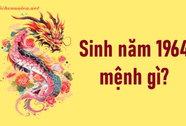Sinh Năm 1964 Giáp Thìn Mệnh Gì? Hợp Tuổi Gì? Hướng Nào Tốt?