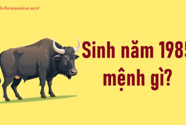 Sinh năm 1985 Ất Sửu mệnh gì? Hợp tuổi gì? Hợp hướng nào?