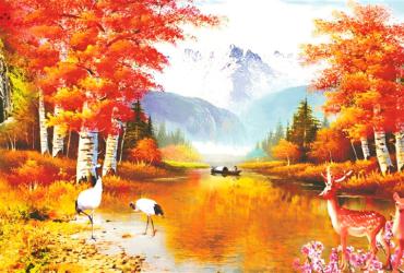 Tranh Phong Thủy Tăng Năng Lượng Tích Cực Cho Người Mệnh Hỏa