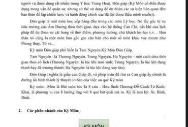 Khám Phá Bí Thuật “Kỳ Môn Dự Đoán”: Giải Mã Vận Mệnh Qua Cửu Cung, Bát Môn và Tam Kỳ Lục Nghi