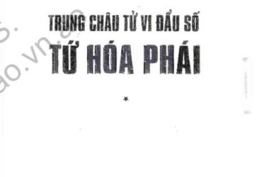 Khám Phá Tứ Hóa Phái: Bí Quyết Luận Đoán Lá Số Tử Vi Đến Từng Vận Hạn – Tải PDF Ngay