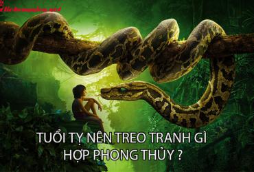 Tranh Phong Thủy Cho Người Tuổi Tỵ - Lựa Chọn Hợp Mệnh Đón Vận May