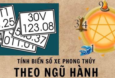 Ứng Dụng Ngũ Hành Trong Sim Phong Thủy, Biển Số Xe