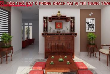 Vị Trí Đặt Phòng Thờ Hợp Phong Thủy