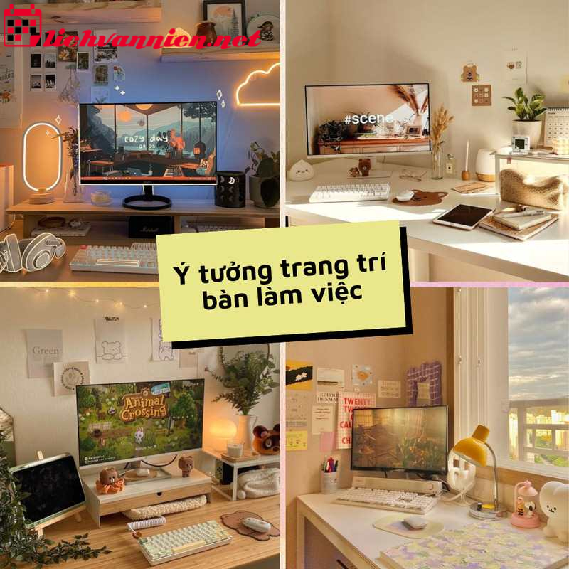 Bố Trí Bàn Làm Việc Ngày Đầu Năm Mới Hút Tài Lộc 2025