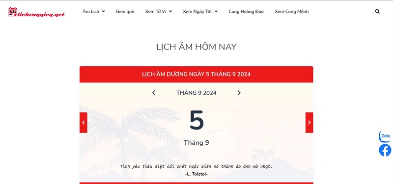 Top 4 Trang Web Tra Cứu Lịch Âm Uy Tín Bạn Không Nên Bỏ Qua