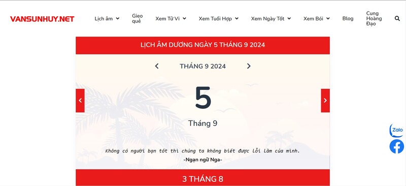 Top 4 Trang Web Tra Cứu Lịch Âm Uy Tín Bạn Không Nên Bỏ Qua