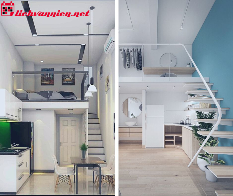 Cách Bố Trí Cầu Thang Gác Lửng Hợp Phong Thủy Và Thẩm Mỹ