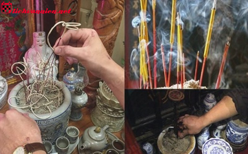 Cách Tỉa Chân Nhang Đúng Phong Thủy Mộ Phần