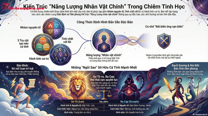 Giải m&atilde; 12 cung ho&agrave;ng đạo ai c&aacute; t&iacute;nh nhất v&agrave; bản sắc độc bản trong chi&ecirc;m tinh