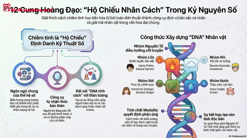 Giải m&atilde; sức h&uacute;t của 12 cung ho&agrave;ng đạo trong d&ograve;ng chảy văn h&oacute;a đại ch&uacute;ng