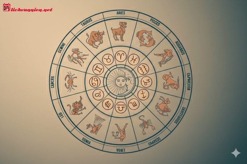 Giải m&atilde; sức h&uacute;t của 12 cung ho&agrave;ng đạo trong d&ograve;ng chảy văn h&oacute;a đại ch&uacute;ng