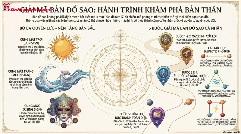 Giải m&atilde; Bản đồ sao c&aacute; nh&acirc;n: Ch&igrave;a kh&oacute;a thấu hiểu bản th&acirc;n v&agrave; kiến tạo tương lai