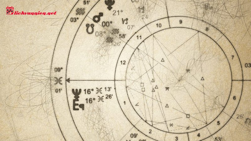 Giải M&atilde; C&aacute;c G&oacute;c Chiếu Của Mộc Tinh Với C&aacute;c H&agrave;nh Tinh V&ograve;ng Ngo&agrave;i