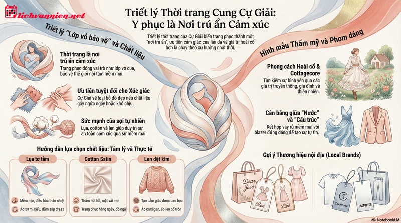 Nghệ thuật chọn trang phục cho cung Cự Giải: Từ bản sắc tâm hồn đến phong cách thanh lịch