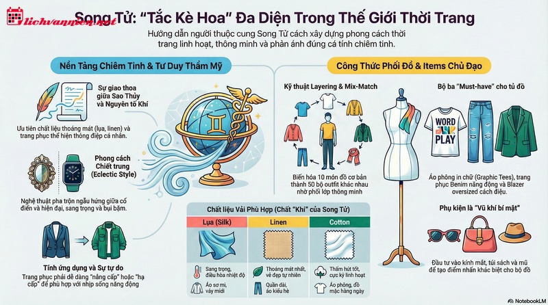 B&iacute; quyết chọn trang phục cho cung Song Tử: Đ&aacute;nh thức "Tắc k&egrave; hoa" s&agrave;nh điệu