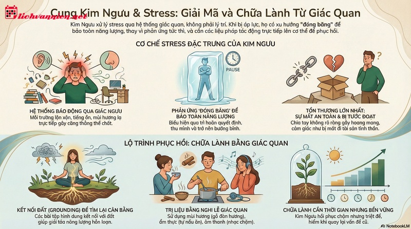 C&aacute;ch Cung Kim Ngưu Đối Diện Với Cảm X&uacute;c V&agrave; Stress