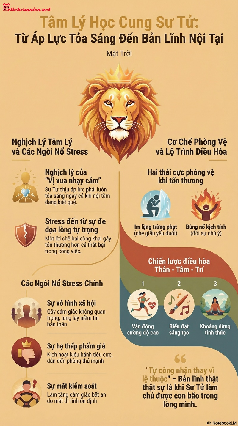 C&aacute;ch Cung Sư Tử Điều H&ograve;a Cảm X&uacute;c V&agrave; H&oacute;a Giải &Aacute;p Lực Từ L&ograve;ng Ki&ecirc;u H&atilde;nh