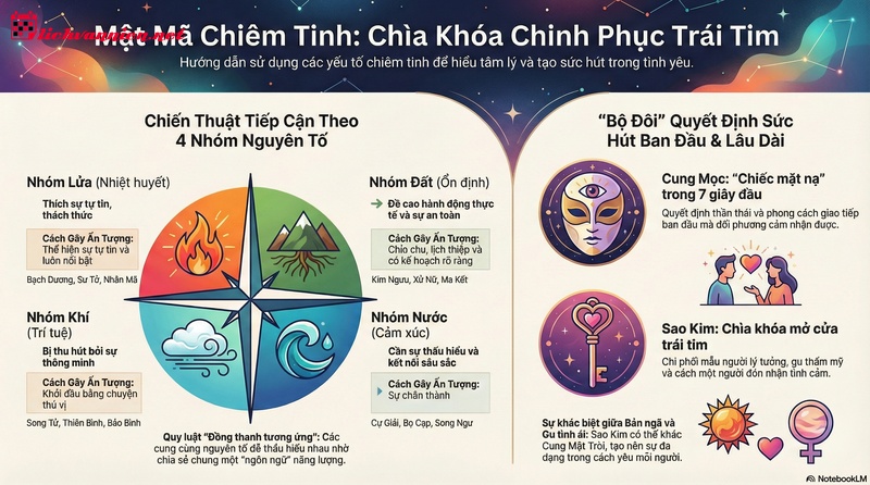 B&iacute; quyết thu h&uacute;t 12 Cung Ho&agrave;ng Đạo: Giải m&atilde; t&acirc;m l&yacute; v&agrave; nghệ thuật chinh phục