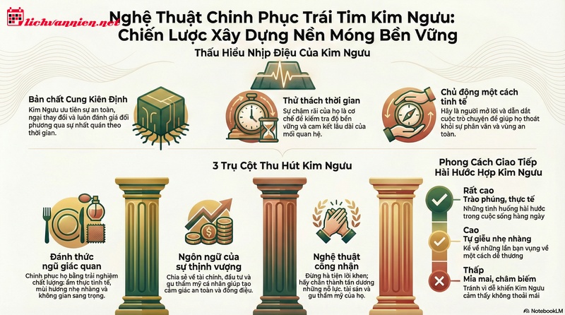 C&aacute;ch thu h&uacute;t cung Kim Ngưu: Nghệ thuật chinh phục qua sự thấu cảm v&agrave; gi&aacute; trị bền vững