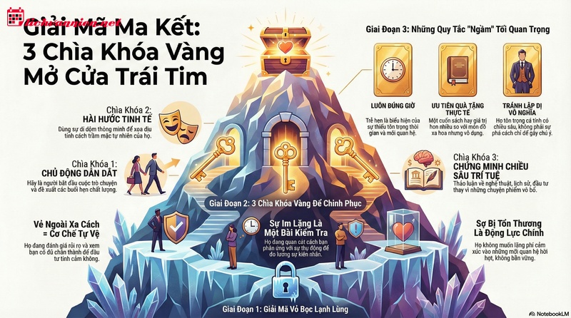 Chinh phục trái tim Ma Kết: Nghệ thuật phá băng và thu hút