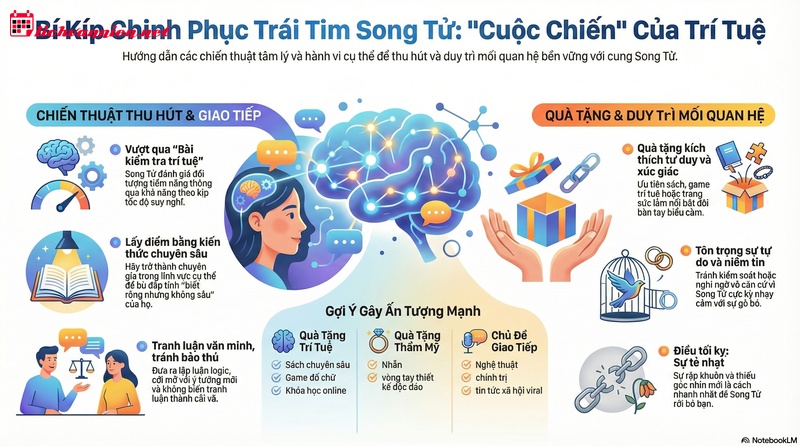B&iacute; quyết chinh phục v&agrave; thu h&uacute;t cung Song Tử: Khi tr&iacute; tuệ l&agrave; vũ kh&iacute;