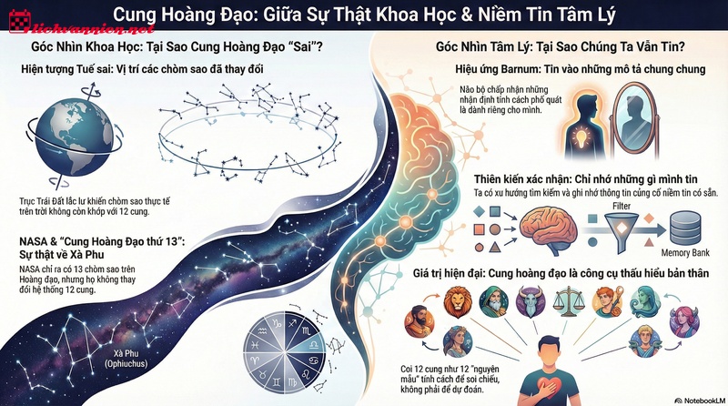 Cung Hoàng Đạo Có Đúng Không? Góc Nhìn Từ Khoa Học Và Tâm Lý Học