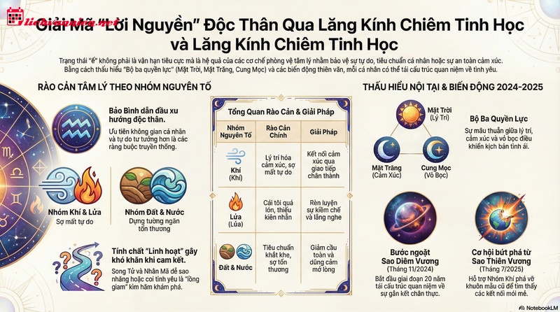Tại sao bạn vẫn độc th&acirc;n? Giải m&atilde; r&agrave;o cản t&iacute;nh c&aacute;ch qua 12 cung ho&agrave;ng đạo
