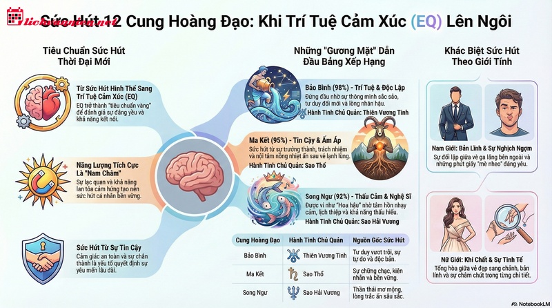 Cung Hoàng Đạo Nào Đáng Yêu Nhất? Giải Mã Sức Hút Đa Chiều Từ Chiêm Tinh Học