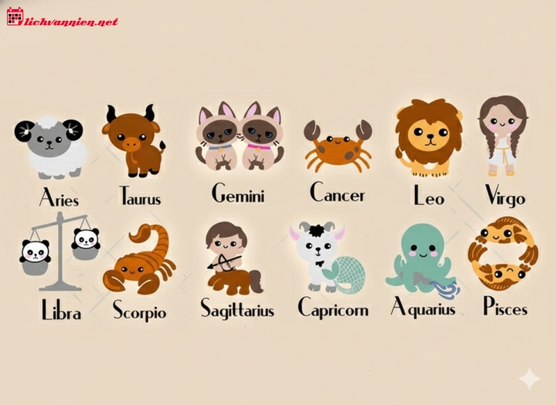 Cung Hoàng Đạo Nào Đáng Yêu Nhất? Giải Mã Sức Hút Đa Chiều Từ Chiêm Tinh Học