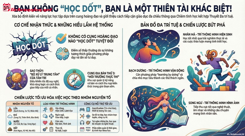 Cung Hoàng Đạo Nào Học Dốt Nhất: Sự Thật Đằng Sau Định Kiến Và Bản Đồ Trí Tuệ Đa Diện