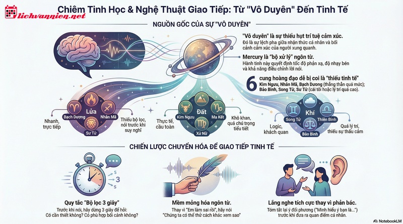 Giải mã sự vô duyên của các cung hoàng đạo dưới góc nhìn chiêm tinh học tâm lý