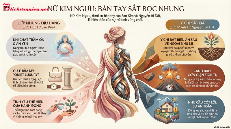 Ch&acirc;n dung n&agrave;ng Kim Ngưu: Vẻ đẹp cổ điển v&agrave; nội lực của đất mẹ