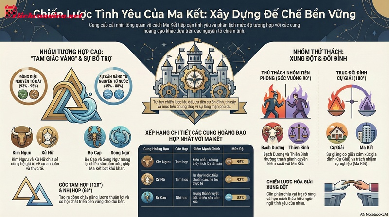 Giải M&atilde; T&igrave;nh Y&ecirc;u Cung Ma Kết: Ai L&agrave; Mảnh Gh&eacute;p Ho&agrave;n Hảo Nhất?