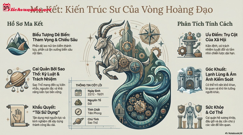 Cung Ma Kết (Capricorn): Giải Mã Bí Ẩn Về "Dê Biển" Và Tham Vọng Dẫn Đầu