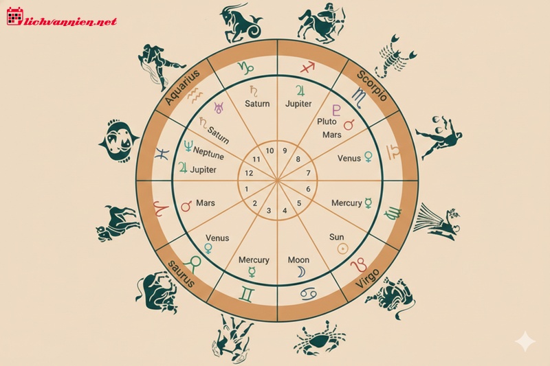 Cung Nh&agrave; 1 trong Chi&ecirc;m tinh học: Giao diện của c&aacute;i t&ocirc;i v&agrave; cửa ng&otilde; cuộc đời