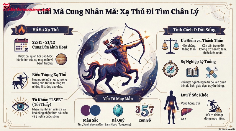 Cung Nh&acirc;n M&atilde;: Biểu Tượng Của Tự Do, Lạc Quan v&agrave; Tr&iacute; Tuệ