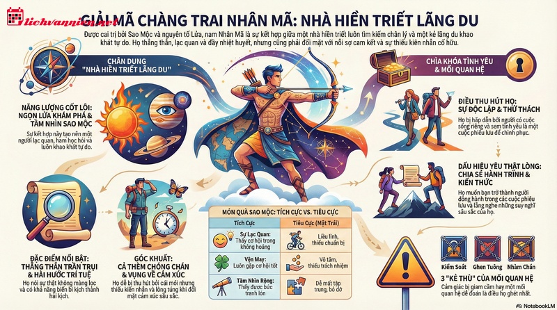 Cung Nh&acirc;n M&atilde; Nam: Giải M&atilde; T&acirc;m L&yacute; & T&iacute;nh C&aacute;ch Đ&agrave;n &Ocirc;ng