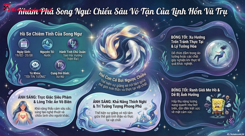 Cung Song Ngư: Giải M&atilde; Cung Ho&agrave;ng Đạo Của Trực Gi&aacute;c V&agrave; L&ograve;ng Trắc Ẩn