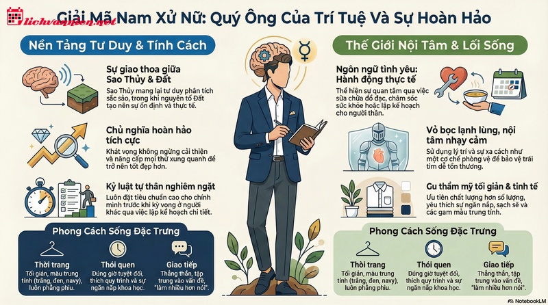 Nam Xử Nữ: Ch&acirc;n Dung T&acirc;m L&yacute; Của Qu&yacute; &Ocirc;ng Ho&agrave;n Hảo