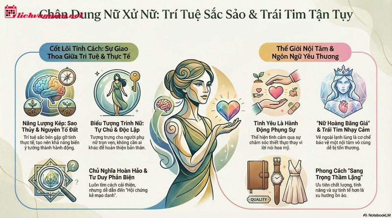 Phụ nữ cung Xử Nữ: Khi tr&iacute; tuệ song h&agrave;nh c&ugrave;ng sự tinh tế