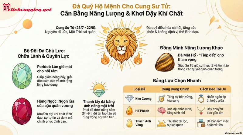 B&iacute; Mật Đ&aacute; Qu&yacute; Cung Sư Tử: Đ&aacute;nh Thức Quyền Năng Của Mặt Trời