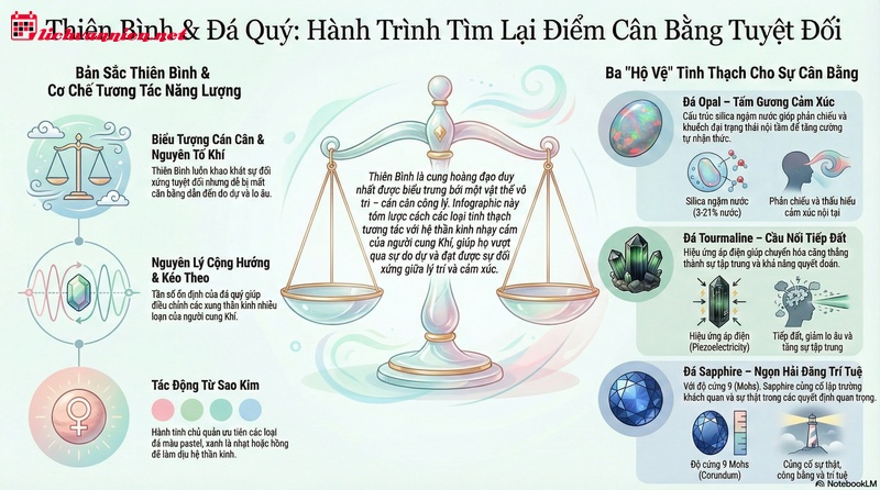 Đ&aacute; Qu&yacute; Cung Thi&ecirc;n B&igrave;nh: B&iacute; Mật Sự C&acirc;n Bằng V&agrave; Năng Lượng Từ Sao Kim
